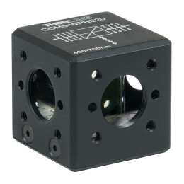 CCM5-WPBS20 - Светоделительный куб на основе сеточного поляризатора, в оправе, совместим с каркасными системами (16 мм), просветляющее покрытие: 400 - 700 нм, крепления: 8-32, Thorlabs