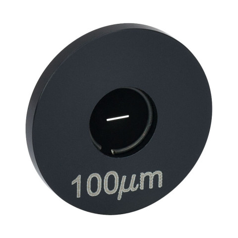 S100RD - Оптическая щель в оправе Ø1", ширина: 100 ± 4 мкм, длина: 3 мм, Thorlabs