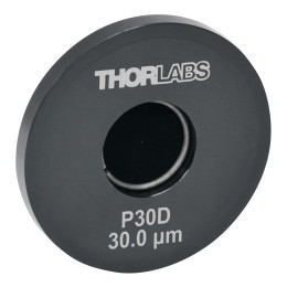 P30D - Прецизионная точечная диафрагма в оправе Ø1", диаметр отверстия: 30 ± 2 мкм, Thorlabs