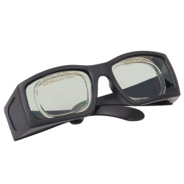 LG16A - Лазерные защитные очки, серые линзы, пропускание видимого излучения 41%, нельзя носить поверх мед. очков, съемный вкладыш для вставки мед. линз, Thorlabs