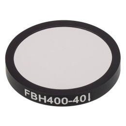 FBH400-40 - Полосовой фильтр, Ø25 мм, центральная длина волны 400 нм, ширина полосы пропускания 40 нм, Thorlabs