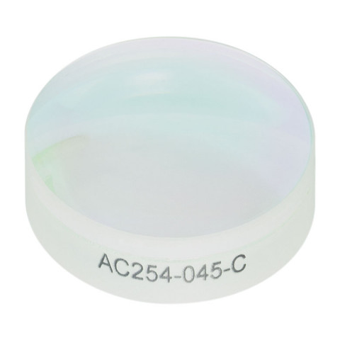 AC254-045-C - Ахроматический дублет, фокусное расстояние: 45.0 мм, Ø1", просветляющее покрытие: 1050 - 1700 нм, Thorlabs