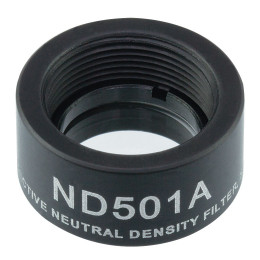 ND501A - Отражающий нейтральный светофильтр, Ø1/2", резьба на оправе: SM05, оптическая плотность: 0.1, Thorlabs