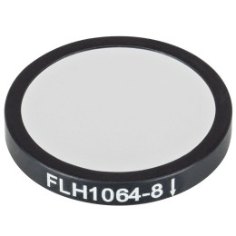 FLH1064-8 - Полосовой фильтр, Ø25 мм, центральная длина волны 1064 нм, ширина полосы пропускания 8 нм, Thorlabs