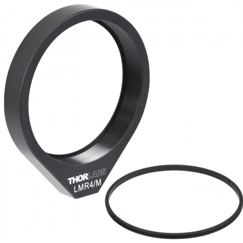 LMR4/M - Держатель для линз Ø4" со стопорным кольцом, крепление: M4, Thorlabs