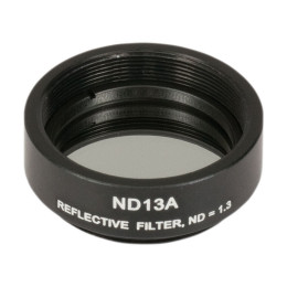 ND13A - Отражающий нейтральный светофильтр, Ø25 мм, резьба на оправе: SM1, оптическая плотность: 1.3, Thorlabs