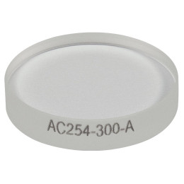 AC254-300-A - Ахроматический дублет, фокусное расстояние: 300 мм, Ø1", просветляющее покрытие: 400 - 700 нм, Thorlabs