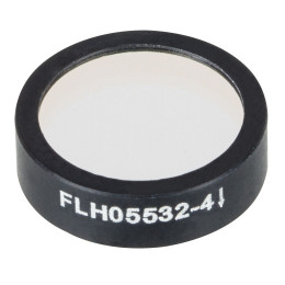 FLH05532-4 - Полосовой фильтр, Ø12.5 мм, центральная длина волны 532 нм, ширина полосы пропускания 4 нм, Thorlabs