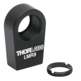 LMR8 - Держатель для линз диаметром 8 мм со стопорным кольцом, крепление: 8-32, Thorlabs