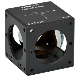 CM1-BP145B4 - Пленочный светоделитель в кубическом корпусе, сторона куба 38.1 мм, 45:55 (отражение:пропускание), 3 - 5 мкм, Thorlabs