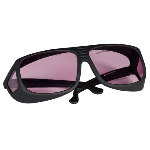 LG5 - Лазерные защитные очки, розовые линзы, пропускание видимого излучения 61%, можно носить поверх мед. очков, Thorlabs