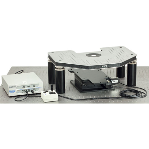 GMH-AE - Платформа Gibraltar для микроскопов Zeiss Axio Examiner: моторизированная система позиционирования, верхняя плита стальная, без плиты-основания, Thorlabs