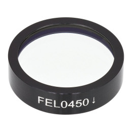 FEL0450 - Длинноволновый фильтр, Ø1", длина волны среза: 450 нм, Thorlabs