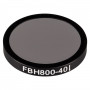 FBH800-40 - Полосовой фильтр, Ø25 мм, центральная длина волны 800 нм, ширина полосы пропускания 40 нм, Thorlabs