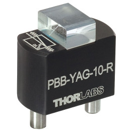 PBB-YAG-10-R - Модуль для смещения горизонтально поляризованной составляющей излучения, монтируется на платформу для создания оптоволоконной системы FiberBench, просветляющее покрытие: 970-1080 нм, смещение вправо, Thorlabs
