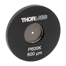 P600K - Точечная диафрагма в оправе Ø1", диаметр отверстия: 600 ± 10 мкм, материал: нержавеющая сталь, Thorlabs