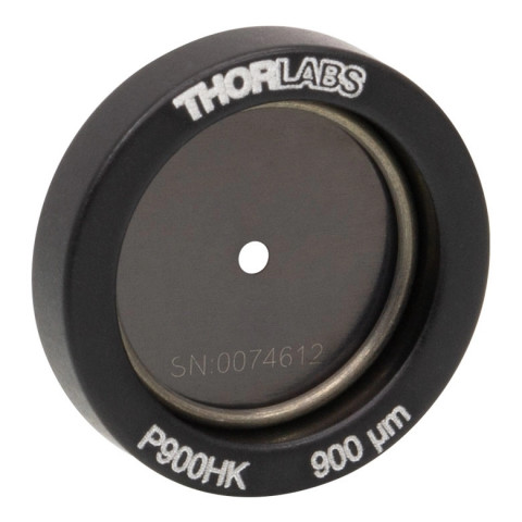 P900HK - Точечная диафрагма в оправе Ø1/2" (12.7 мм), диаметр отверстия: 900 ± 10 мкм, нержавеющая сталь, Thorlabs