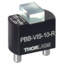 PBB-VIS-10-R - Модуль для смещения горизонтально поляризованной составляющей излучения, монтируется на платформу для создания оптоволоконной системы FiberBench, просветляющее покрытие: 620-690 нм, смещение вправо, Thorlabs