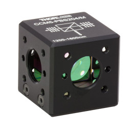 CCM5-PBS204/M - Поляризационный светоделительный куб, оправа: 16 мм, рабочий диапазон: 1200-1600 нм, крепления: M4, Thorlabs