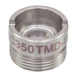 C350TMD-B - Асферическая линза Geltech в оправе, f = 4.50 мм, NA = 0.43, просветляющее покрытие: 600-1050 нм, Thorlabs