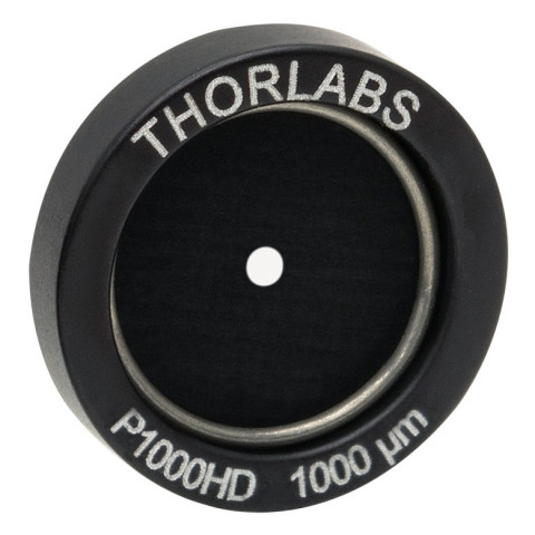 P1000HD - Точечная диафрагма в оправе Ø1/2" (12.7 мм), диаметр отверстия: 1000 ± 10 мкм, материал: нержавеющая сталь, Thorlabs