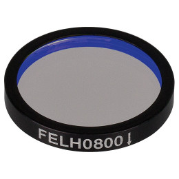 FELH0800 - Длинноволновый светофильтр, Ø25.0 мм, длина волны среза: 800 нм, Thorlabs