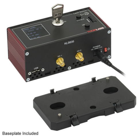 KLS635 - Лазер K-Cube, длина волны излучения: 635 нм, максимальная мощность излучения: 8.0 мВт (источник питания заказывается отдельно), Thorlabs