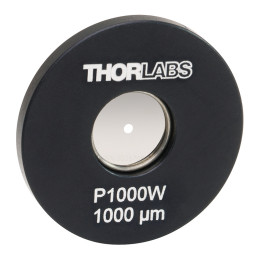 P1000W - Прецизионная точечная диафрагма в оправе Ø1", диаметр отверстия: 1000 ± 10 мкм, материал: вольфрам, Thorlabs