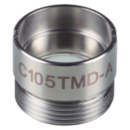 C105TMD-A - Асферическая линза в оправе, f = 5.5 мм, NA = 0.6, просветляющее покрытие: 350-700 нм, Thorlabs