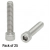 SH25S1250 - Винты с головкой под ключ из нержавеющей стали, резьба: 1/4"-20, длина: 1.25", 25 шт., Thorlabs