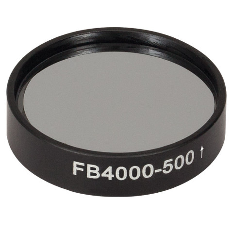 FB4000-500 - Полосовой фильтр, Ø1", центральная длина волны 4.00 мкм, ширина полосы пропускания 0.5 мкм, Thorlabs