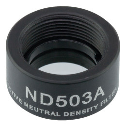 ND503A - Отражающий нейтральный светофильтр, Ø1/2", резьба на оправе: SM05, оптическая плотность: 0.3, Thorlabs