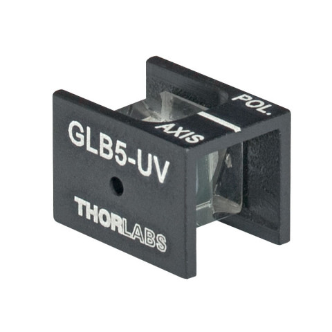 GLB5-UV - Поляризационная призма Глана, материал: alpha-BBO, апертура: 5.0 мм, просветляющее покрытие: 220-370 нм, Thorlabs