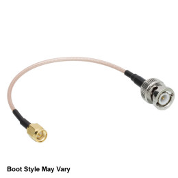 CA2806 - SMA коаксиальный кабель, штекерный разъем SMA и штекерный разъем BNC, длина: 6" (152 мм), Thorlabs