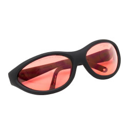LG14B - Лазерные защитные очки, розовые линзы, пропускание видимого излучения 47%, нельзя носить поверх мед. очков, Thorlabs
