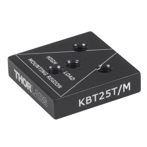 KBT25T/M - Верхняя пластина кинематического основания  для нижней платины KBB25/M, крепления: M4 (4), Thorlabs