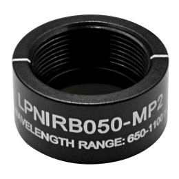 LPNIRB050-MP2 - Линейный поляризатор, Ø1/2", в оправе с резьбой SM05, рабочий диапазон: 650 - 1100 нм, Thorlabs