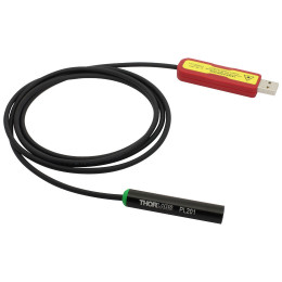 PL201 - Компактные лазерные модули с USB разъемом, 520 нм, 0.9 мВт (тип.), Thorlabs