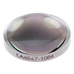LA4647-1064 - Плоско-выпуклая линза Ø1/2", материал: UVFS, просветляющее покрытие: 1064 нм, фокусное расстояние: 20 мм, Thorlabs
