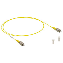 P1-460Y-FC-1 - Соединительный оптоволоконный кабель, одномодовое оптоволокно, 1 м, диапазон рабочих длин волн: 488 - 633 нм, FC/PC разъем, оболочка: Ø900 мкм, Thorlabs