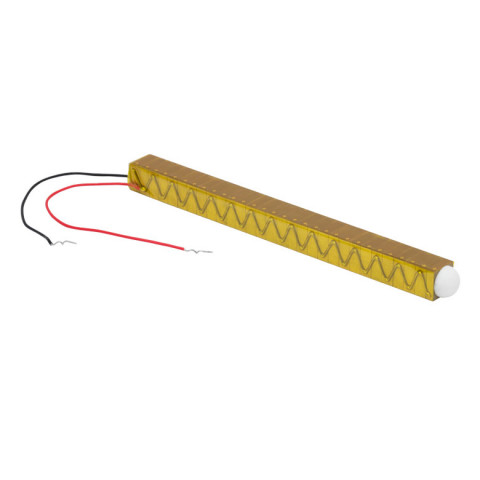 PK4GA7P1 - Пьезоэлектрический элемент с многослойной дискретной структурой, напряжение: 150 В, смещение: 100.0 мкм, размеры: 7.0 мм x 7.0 мм x 93.5 мм, полусфера и плоская пластинка на торцах для создания контакта с подвижным элементом, Thorlabs