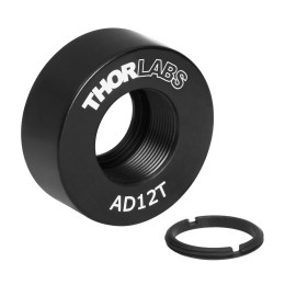 AD12T - Адаптер для крепления оптических элементов Ø12 мм в держатели Ø1", внутренняя резьба SM05, толщина: 0.38", Thorlabs