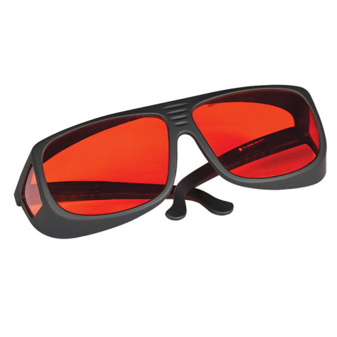LG3 - Лазерные защитные очки, светло-оранжевые линзы, пропускание видимого излучения 48%, можно носить поверх мед. очков, Thorlabs