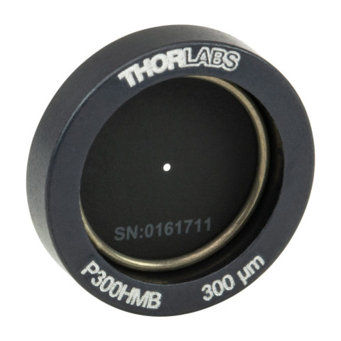 P300HMB - Точечная диафрагма в оправе Ø1/2", диаметр отверстия: 300 ± 8 мкм, материал: молибден, Thorlabs