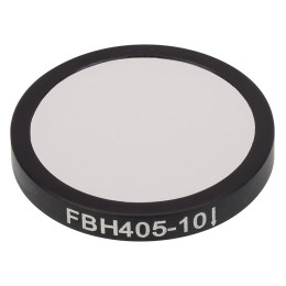 FBH405-10 - Полосовой фильтр, Ø25 мм, центральная длина волны 405 нм, ширина полосы пропускания 10 нм, Thorlabs