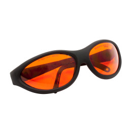 LG3B - Лазерные защитные очки, светло-оранжевые линзы, пропускание видимого излучения 48%, нельзя носить поверх мед. очков, Thorlabs