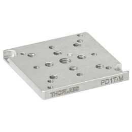 PD1T/M - Верхняя панель-адаптер, толщина: 3.0 мм, для трансляторов (20 мм) с инерционным пьезоприводом серии PD1, метрическая резьба, Thorlabs