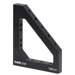 VB01A - Вертикальная стойка для крепления оптических плит, высота: 6", отверстия: 1/4"-20, 1 шт., Thorlabs