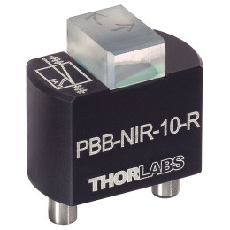 PBB-NIR-10-R - Модуль для смещения горизонтально поляризованной составляющей излучения, монтируется на платформу для создания оптоволоконной системы FiberBench, просветляющее покрытие: 770-870 нм, смещение вправо, Thorlabs