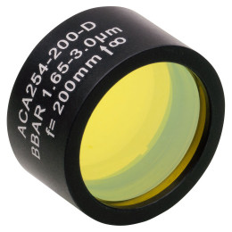 ACA254-200-D - Ахроматический дублет с воздушной прослойкой, просветляющее покрытие: 1.6 5- 3.0 мкм, фокусное расстояние: 200 мм, Thorlabs